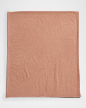 Boiled Cashmere Knit Blanket Wrap
