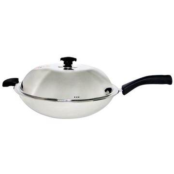 日本寶馬厚釜M8七層複合金單把炒鍋36cm JA-S-051-036