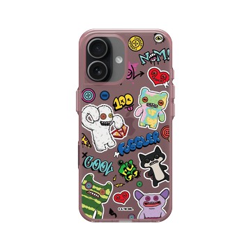 iPhone 17 Clear (相機按鈕) 晶醺玫 - Fuggler 放克牙寶-常態系列 Regular series - 貼貼怪