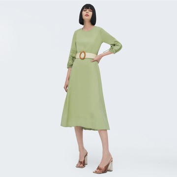 SO NICE 氣質蝴蝶綁帶袖洋裝