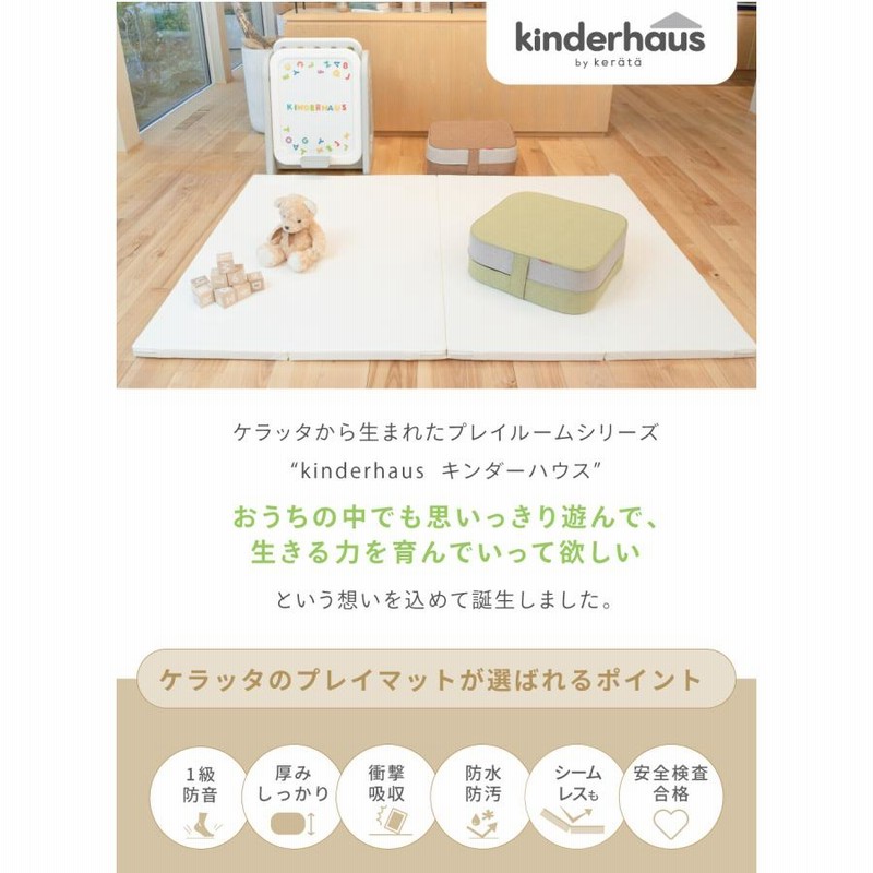 ケラッタ) プレイマット ベビー 折りたたみ 赤ちゃん 160×120
