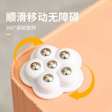 本土出貨🍯萬向輪免打孔粘貼式滾珠臥室滑輪靜音順滑小輪子耐磨家用款通用型