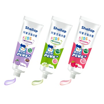 【醫護寶】 刷樂-兒童含氟牙膏 (青蘋果/草莓/葡萄)