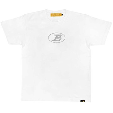 BORNRICH BR0035 B DIAMOND TEE 燙鑽 短T (白色)