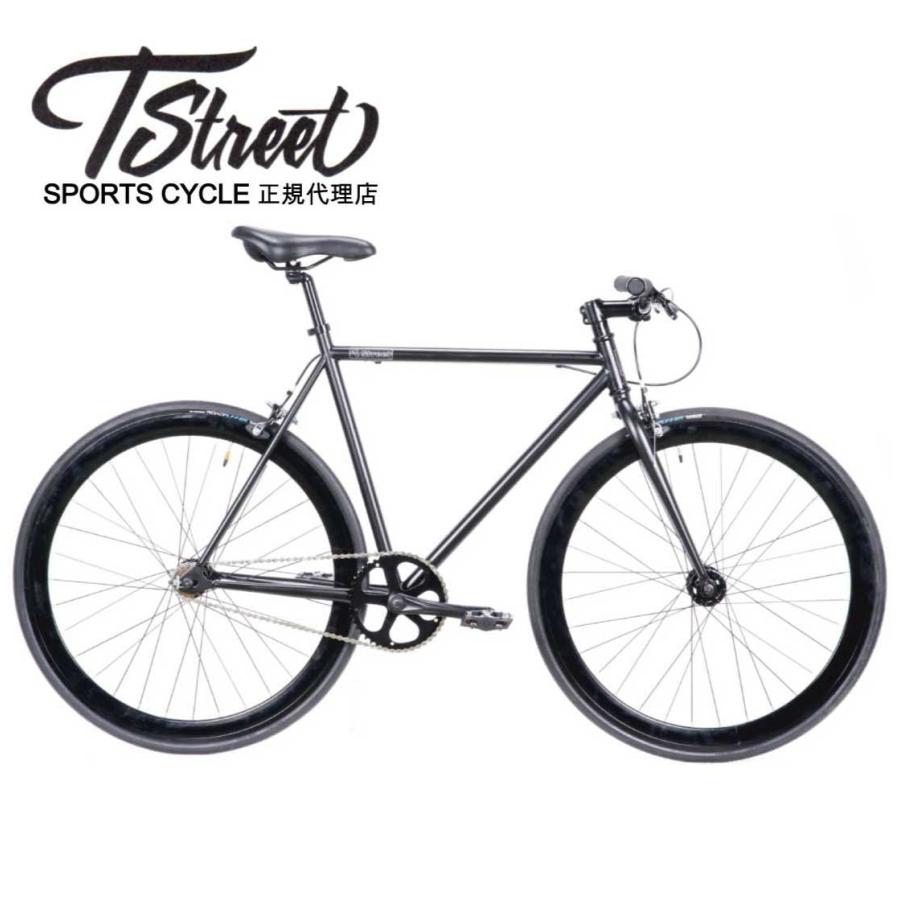 自転車 T-STREET 700C-1SP マットブラック フレームサイズ：480
