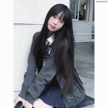台灣出貨✨大尺碼女裝 秋冬日系原創JK制服毛衣學院風校供感針織開衫長袖襯衫格裙一整套 套裝女 大碼女裝 日韓女裝