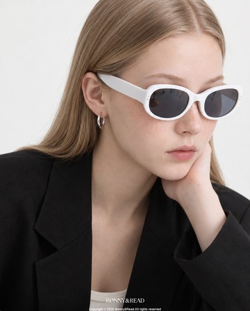 [預購] 純粹輪廓墨鏡 / 白色 / Pure Silhouette Sunglasses