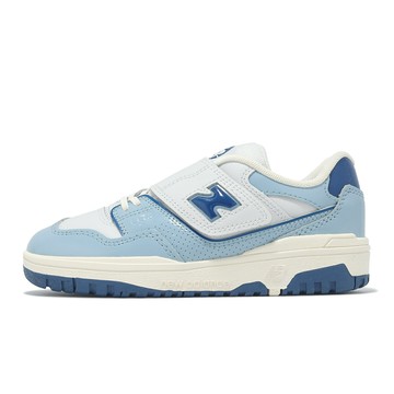 New Balance NB 童鞋 550 鉻藍 石英灰 中童 小朋友 休閒鞋 復古 魔鬼氈 NB PHB550KE-M
