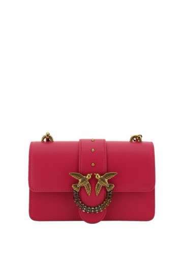 Pinko - Love One Mini Shoulder Bag - Womens - Pink