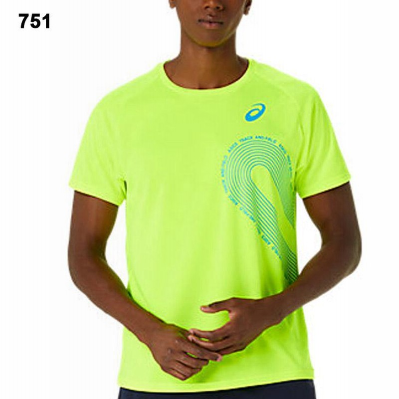 asics アシックス　スポーツシャツ　M　ランニング　トレーニング　ラグラン袖 ASICS 半袖Tシャツ メンズ asics アシックス ランニング