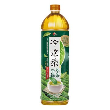 光泉 冷泡茶 冷萃綠茶(無糖)1235ml-12入x2箱