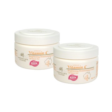 【澳洲 G&M】維他命C亮白潤膚霜含卡卡杜(250g/罐 2入組)