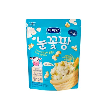 韓國【ILDONG FOODIS 日東】雪花餅｜牛奶｜黃豆年糕｜10m+｜25g｜嬰兒餅乾 手指餅乾 副食品