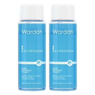 Wardah Acnederm毛孔緊緻化妝水  100ml  2瓶