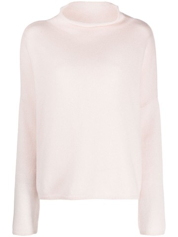 Lisa Yang - Sandy mock-neck cashmere jumper - women - Cashmere - 2 - Pink