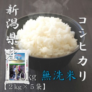 米 お米 令和5年産 無洗米 新潟県 コシヒカリ 2kg×5袋 合計 10kg