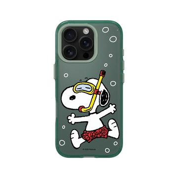 iPhone 16 Pro Clear 憂墨綠 - 史努比 Snoopy - 潛水趣