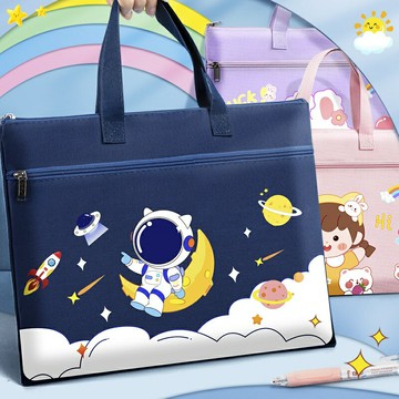 【大容量卡通】補習袋 手提袋 美術包 書包 小學生書包 兒童書包 手提包 防水耐磨 多層分區 男女童通用 上學補習美術課