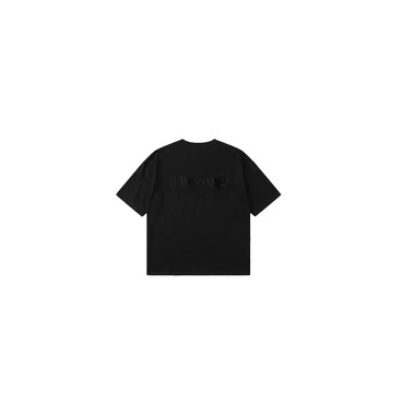 Jobdatasheet -  Gothic Letter Embroidered Tee – Black D55