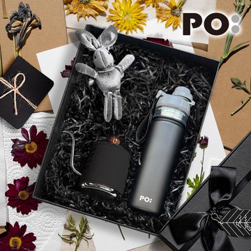 【PO:Selected】丹麥手沖咖啡二件禮盒組(手沖壺-共2色/醇泡保溫杯-共2色)