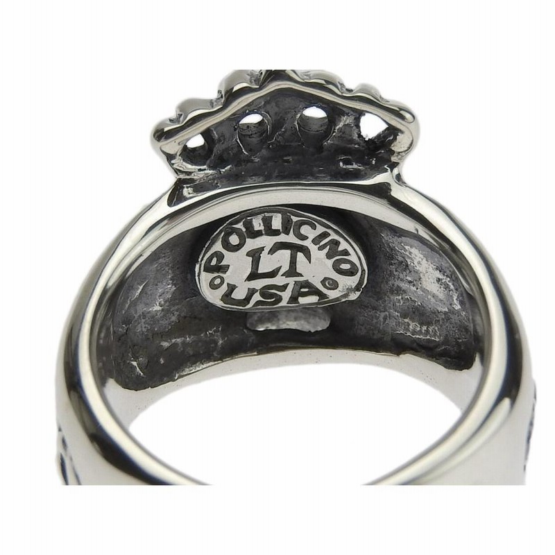 POLLICINO LT USA/スカルネックレス/SV925/SLV