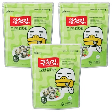 廣川海苔 KAKAO FRIENDS 海苔酥  40g  3包