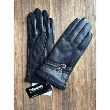 出口外貿手套女冬季真皮保暖加絨3M美棉新雪麗內里厚防寒防風騎車