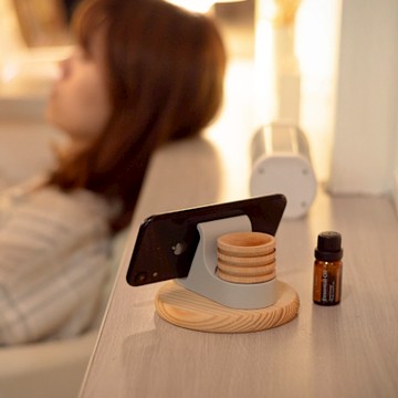 【Bone 蹦克】逗扣手機架擴香台 企鵝/鴨子/貓咪/麋鹿/貓頭鷹(香氛小幫手 香氛 精油 療癒小物 送禮推薦)