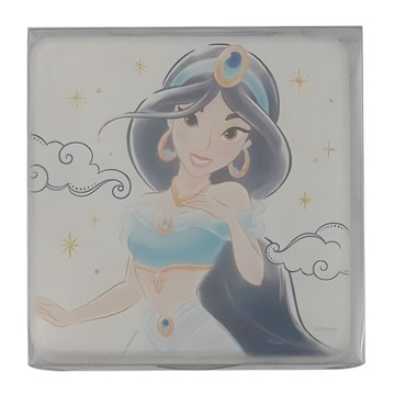 迪士尼公主優雅系列 珪藻土杯墊 方款 2個  10 x 10 x 0.9cm  茉莉公主  1組