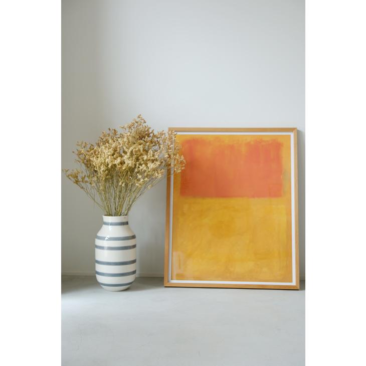 MARK ROTHKO (マーク・ロスコ) Orange and Tan, 1954 (large) アートプリント ポスター フレーム付き 北欧 モダンアート 抽象画 木製 送料無料