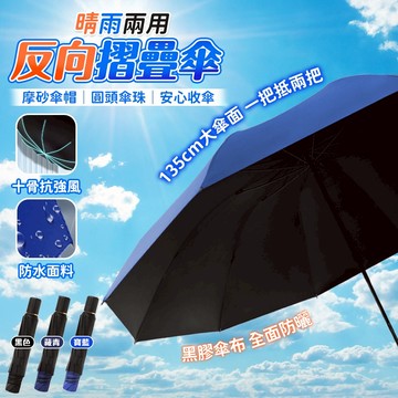 【免運 黑膠防曬】反向摺疊傘 折疊傘 雨傘 摺疊傘 遮陽傘 黑膠傘 反向傘 大雨傘 陽傘 防曬傘 折傘 晴雨傘