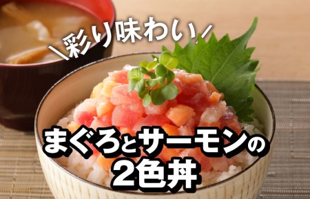 サーモン マグロ 丼ぶりセット 合計1kg