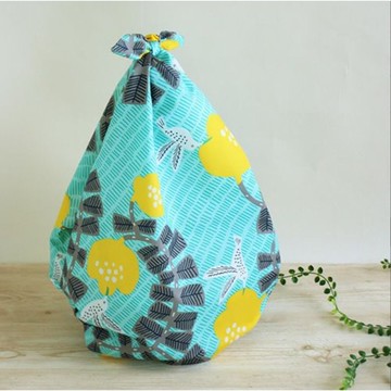 京都風呂敷包巾-katakata  二巾-蜂鳥-綠