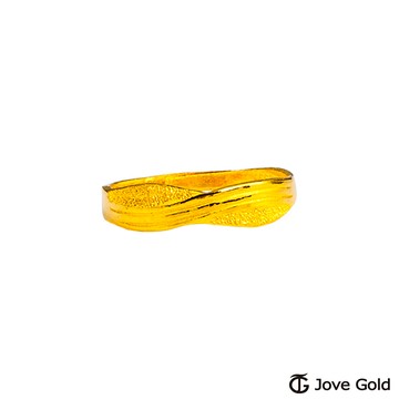 JoveGold漾金飾 私房假期黃金戒指