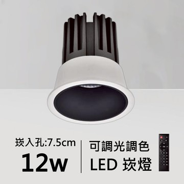 【崁入孔7.5公分】智能防眩崁燈｜F84-08-4664