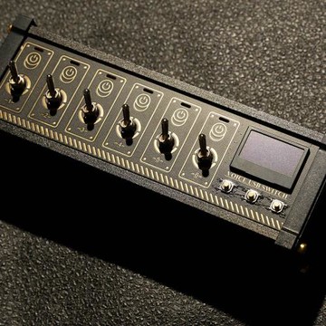 Cyberpunk區塊化USB鈕子開關排插獨立控制復古鍍金送男友禮物桌搭