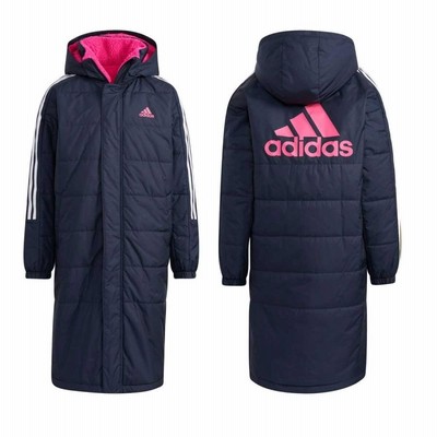 adidas(アディダス) KMH97 中綿ベンチコート ボーイズ ガールズ ...