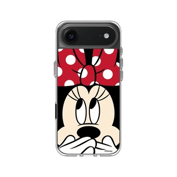 iPhone Air Clear Case（相機按鈕） 透明 - 迪士尼-米奇 Mickey - 米妮摀嘴