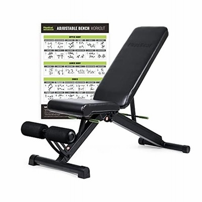 PhysKcal トレーニングベンチ インクラインベンチ 可変式フラット