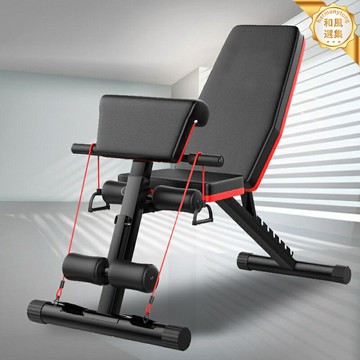 【六合一折疊】啞鈴凳 健身凳 飛鳥凳 臥推凳 仰臥板 健身椅 多功能調節 家用收納 承重穩固 家庭健身房必備
