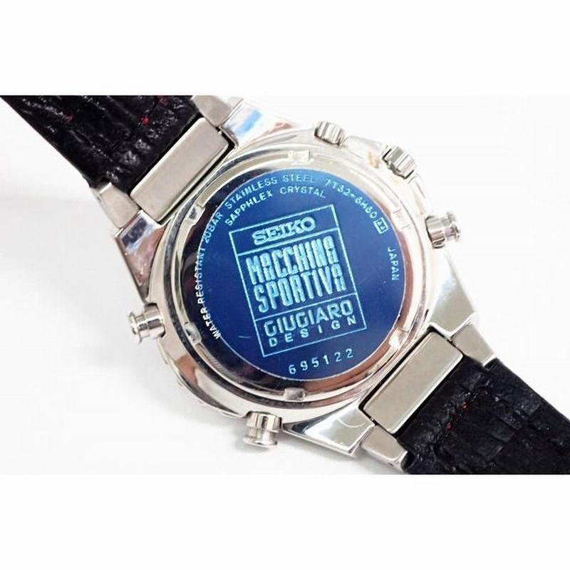 SEIKO】美品 セイコー 7T32-6H60 マッキナスポルティーバ