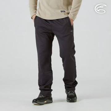 ADISI 男Comfy warm三明治保暖速乾長褲 AP2521038 黑色 (S-3XL)｜抗靜電 刷毛 吸濕快乾 運動褲