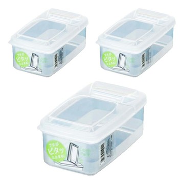 NAKAYA 掀蓋雙開收納盒3入組 k191 500ml  1組  3 個收納盒