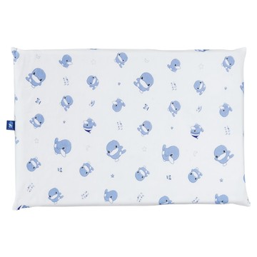 KU.KU Duckbill 酷咕鴨 嬰兒乳膠枕 天然乳膠 親水透氣  29.5 x 43 x 2.5cm  藍