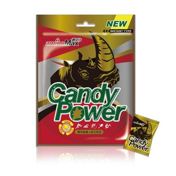 aminoMax Candy Power 能量糖 5入/組 戶外運動登山開車上班上課必備