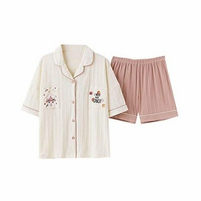 Nanjun パジャマ レディース オーガニックコットン 大きいサイズ 夏 綿 半袖 ショートパンツ 上下セット 婦人 通販 Lineポイント最大get Lineショッピング