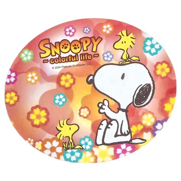 PEANUTS 史努比 繽紛系列 滑鼠墊  橘色  1個