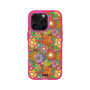 iPhone 16 Pro Clear 粉漾桃 - 迪士尼-經典系列 Disney Classics - 小鹿斑比 Bambi - Motif rétro