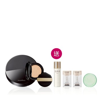 MAQuillAGE 心機彩粧 水蜜光精華無瑕氣墊粉餅 買2送4