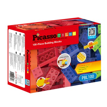 PicassoTiles 早教創意積木-100pcs  1入
